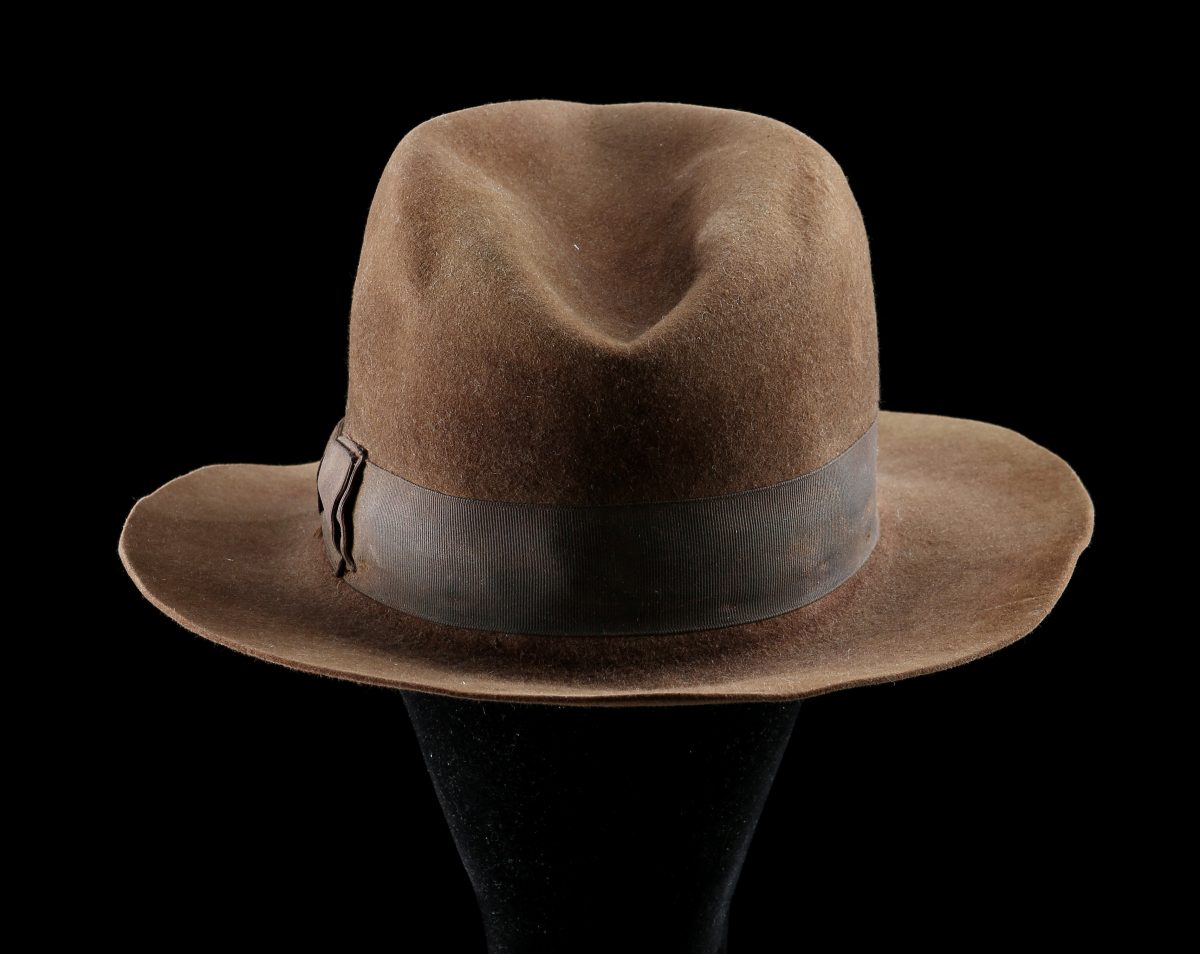 RECORD! An Indiana Jones Hat, Worn On Screen by Harrison Ford in