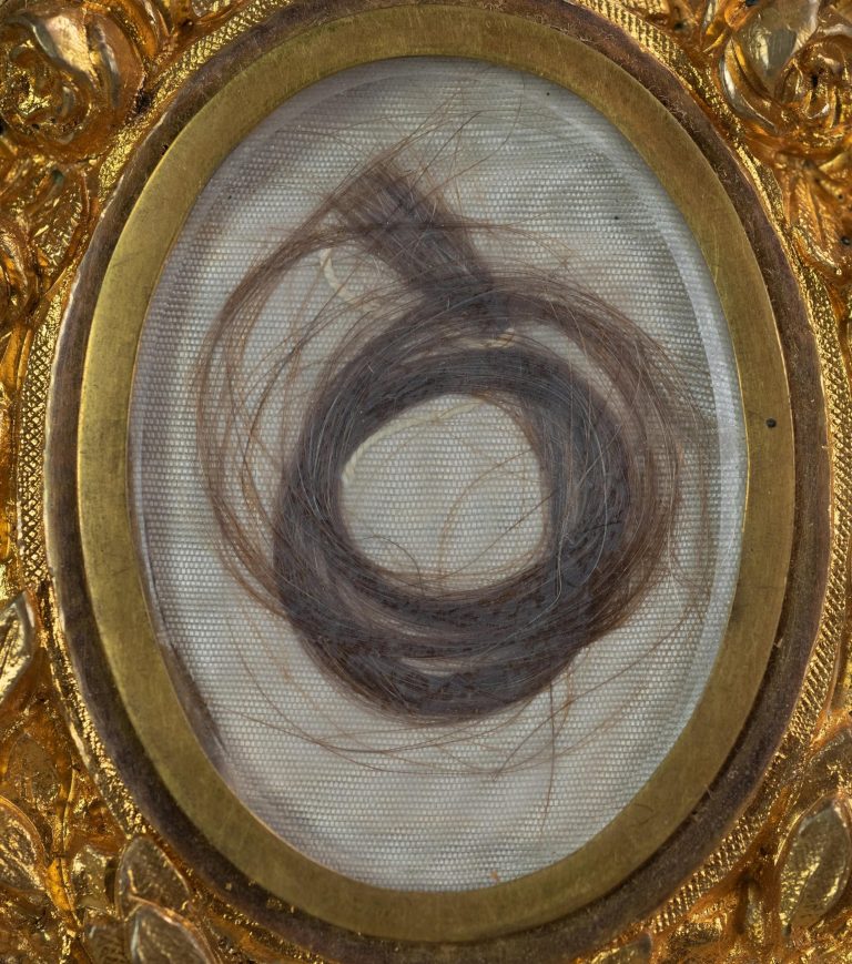 george washington hair color